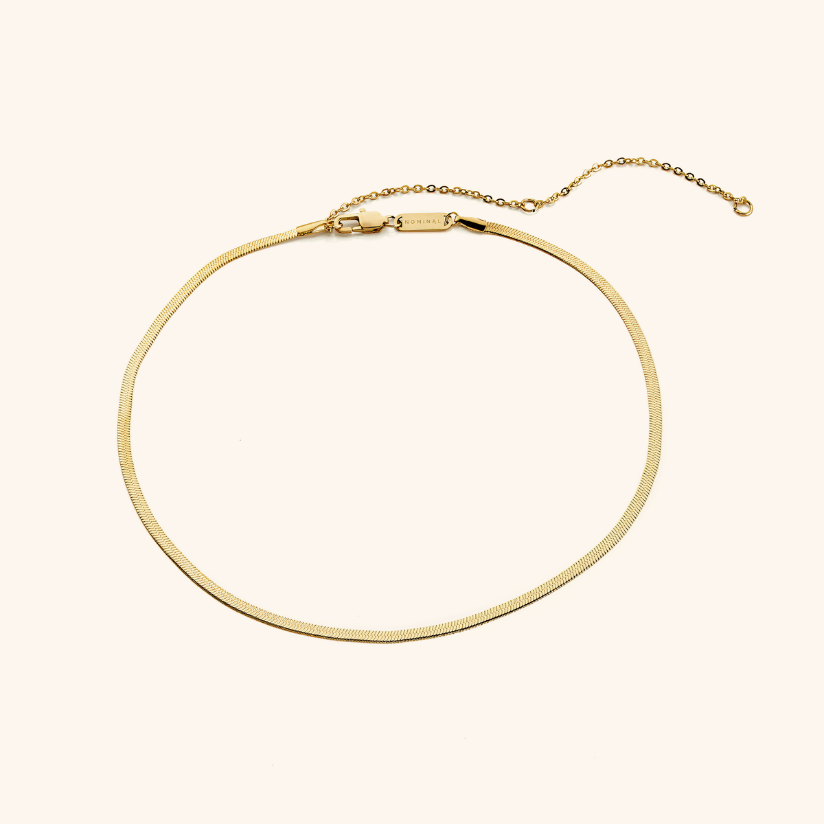 Herringbone Chain Choker - Nominal