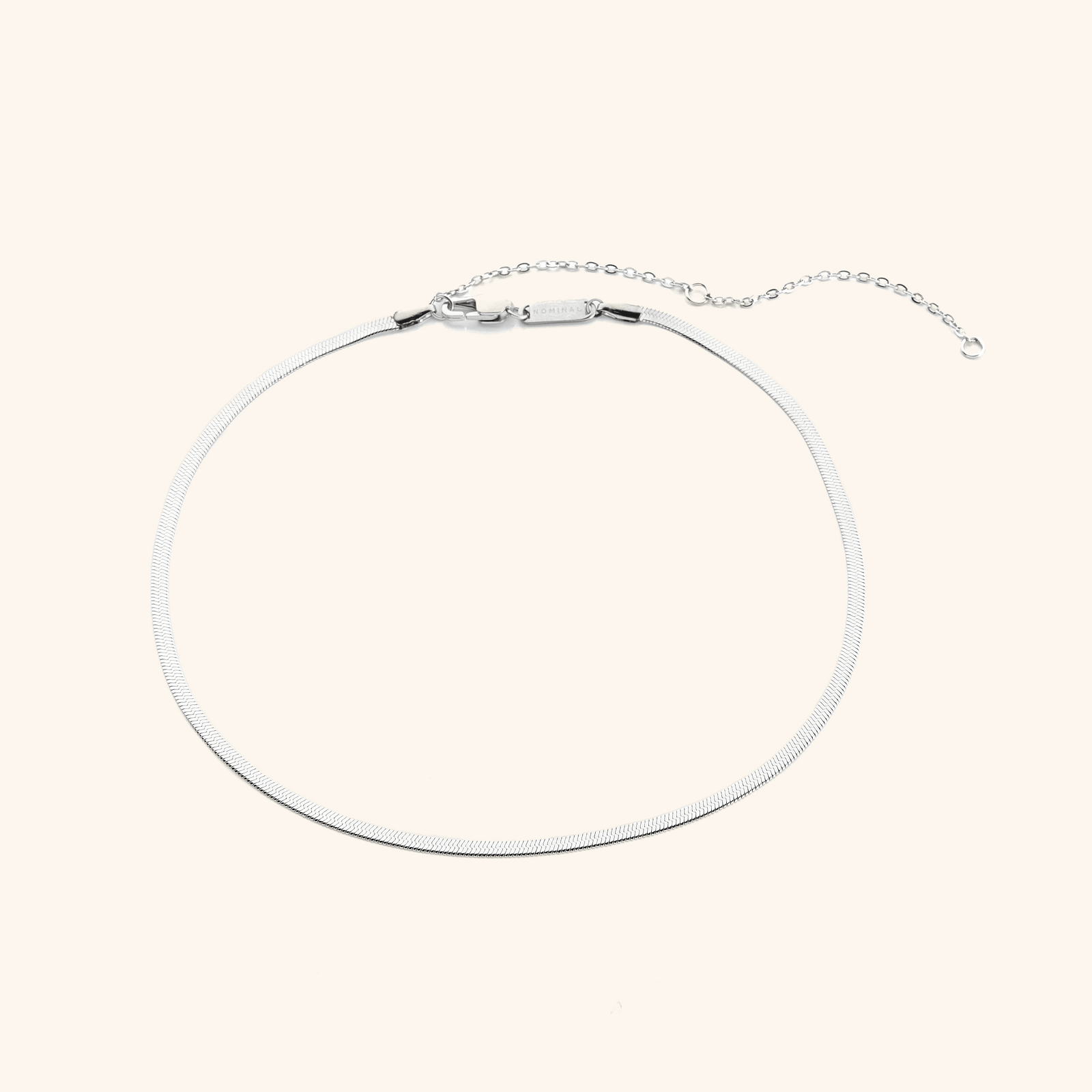 Herringbone Chain Choker - Nominal