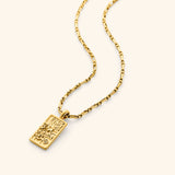 Damascus Jasmine Mosaic Necklace