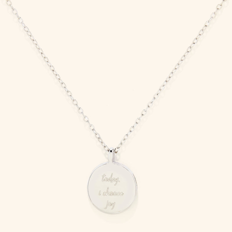 "Today pimage_ I Choose Joy" Affirmations Necklace - Nominal