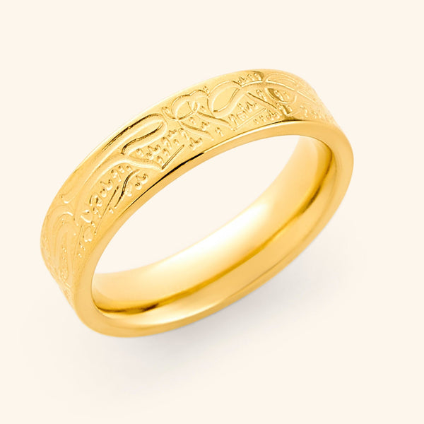 "Your Heart Knows The Way. Run In That Direction" Rumi Ring
