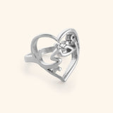 "My Sister" Heartbeat Ring