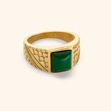 "River to Sea" Palestine Onyx Ring | Women