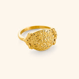 Walk to Me, and I'll run to you Medallion Ring