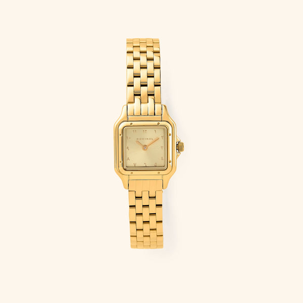 Golden Hour Mini Rectangle Watch Amazon.com: GOLDEN HOUR Women main image 3