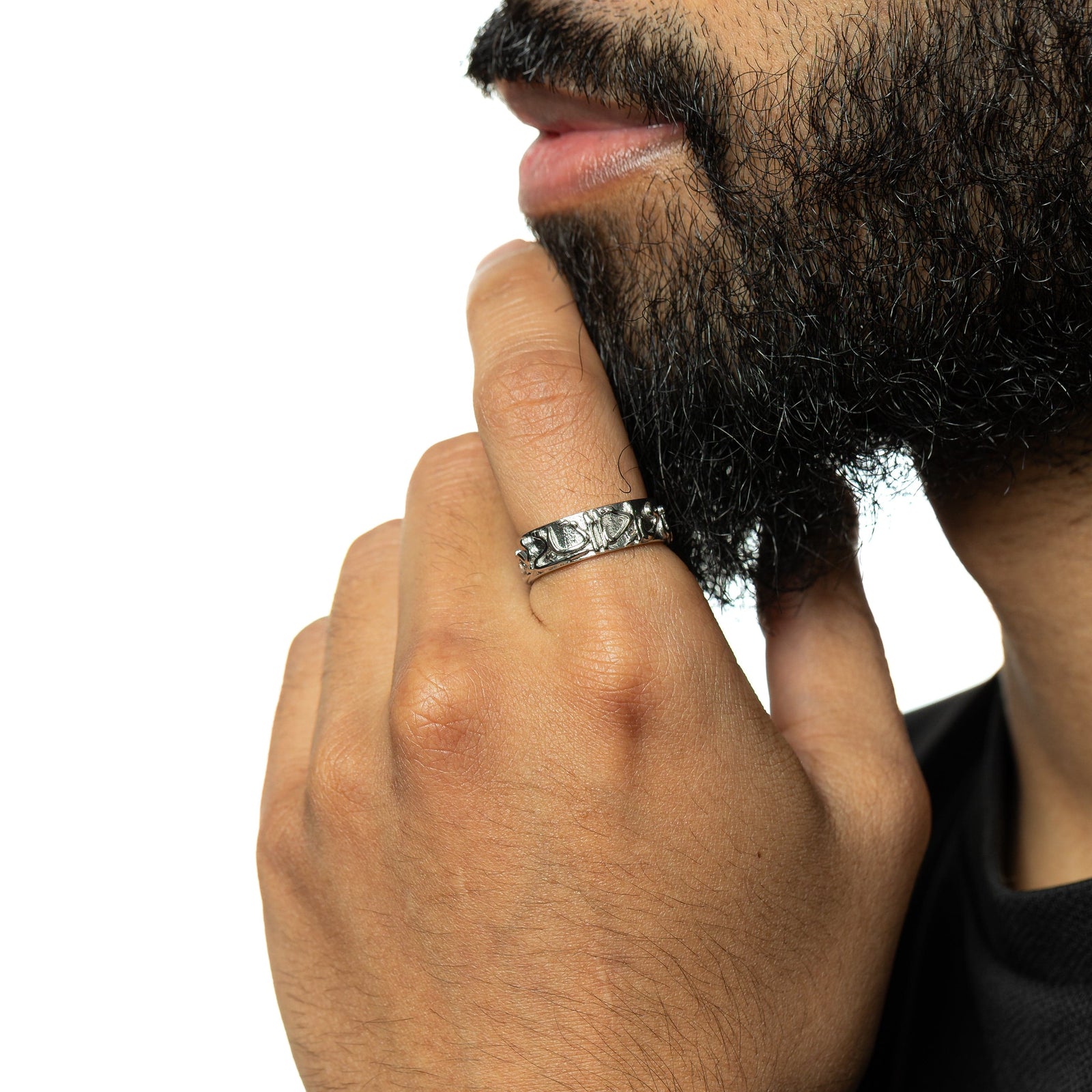 "Walk to me and I'll run to you" Ring | Men - Nominal