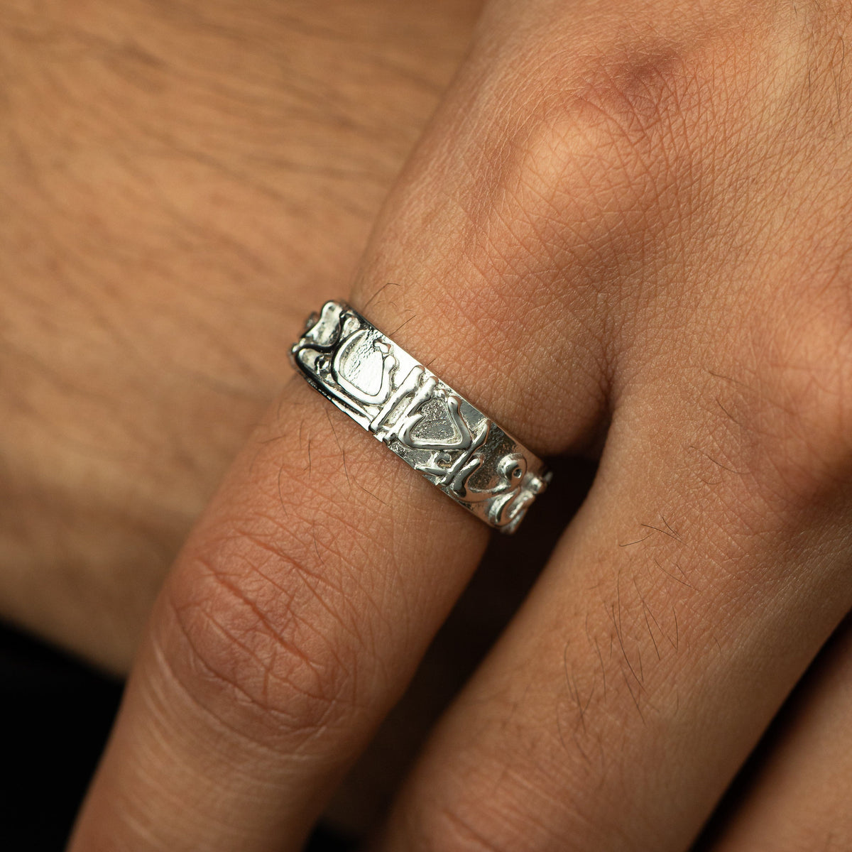 "Walk to me and I'll run to you" Ring | Men - Nominal
