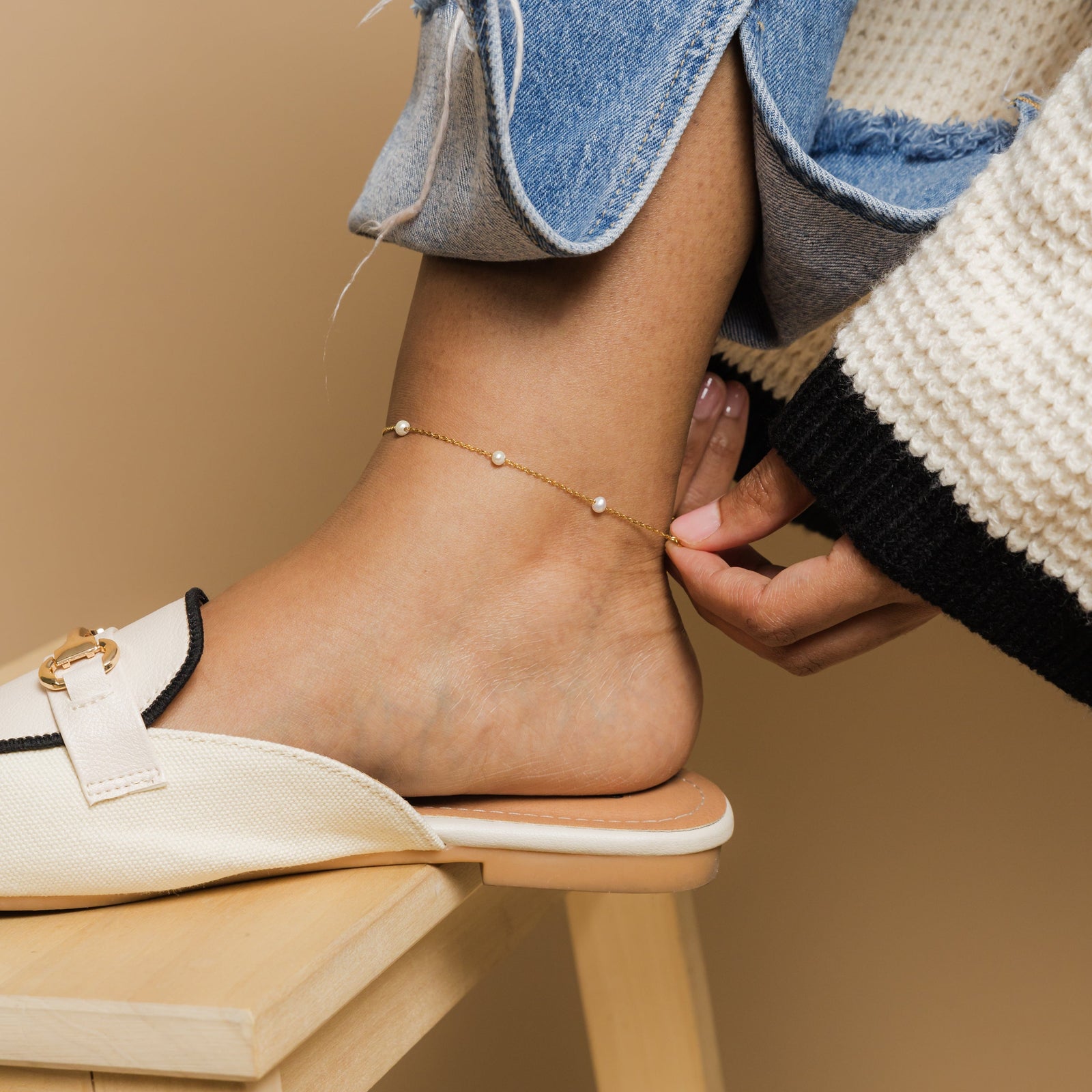 Pearl Strand Anklet - Nominal