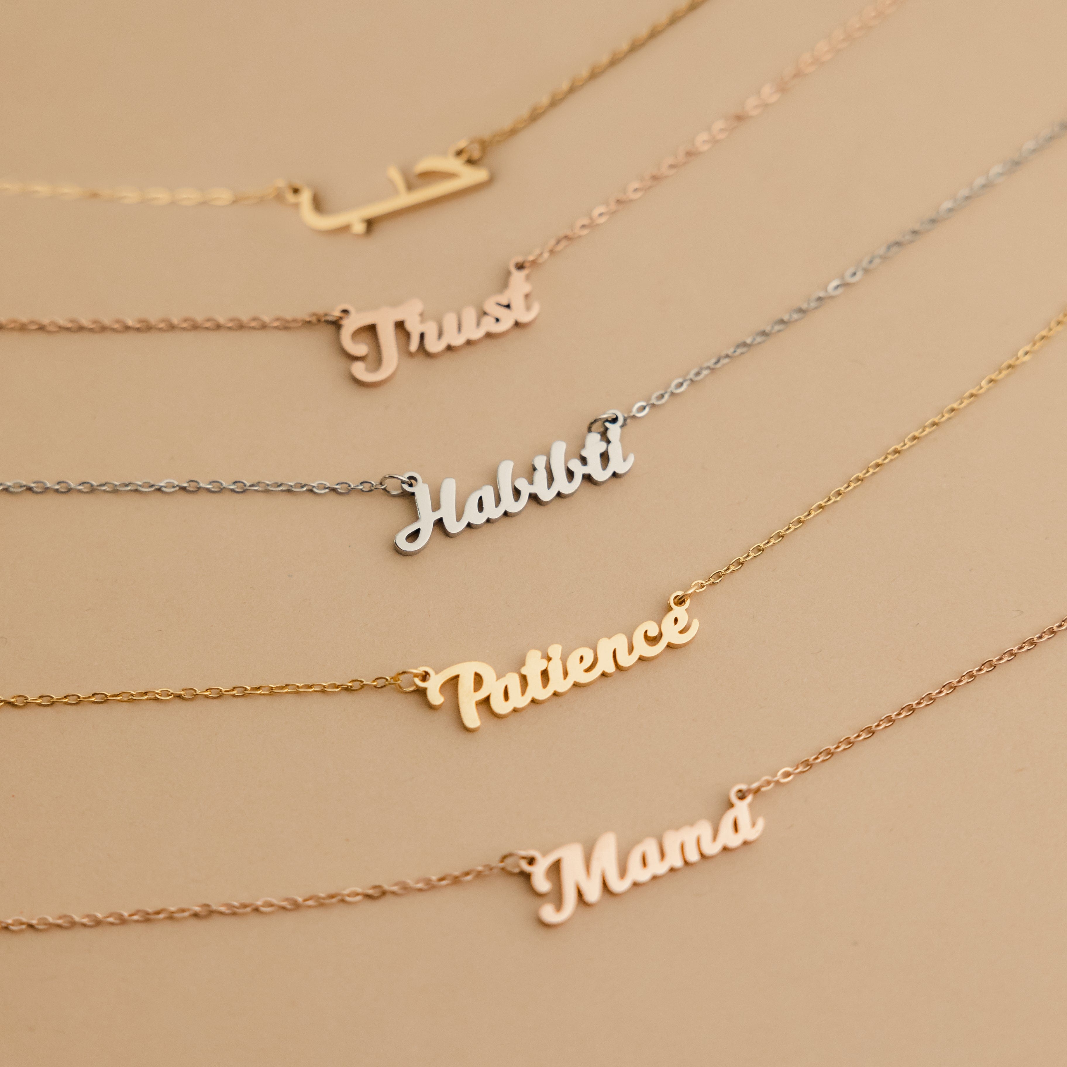 Custom Word Necklace - Nominal