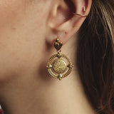 "Perhaps you dislike what's good for you" Coin Earrings