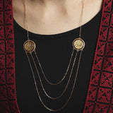 Salam | Peace Layered Token Necklace