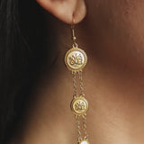 Iman | Faith Coin Earrings