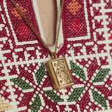 Damask Keepsake Necklace
