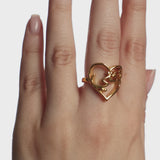 "My Sister" Heartbeat Ring