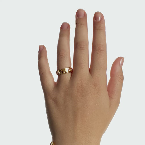 "Walk to me and I'll run to you" Ring