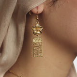 "In Our Hearts" Damascus Earrings