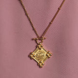 "Allah is sufficient for us" Plaque Necklace