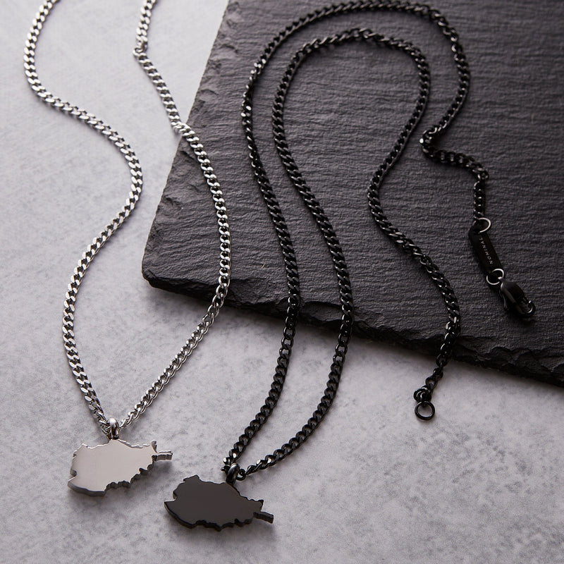 Country Map Necklace | Men - Nominal