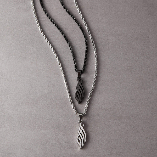 Allah Calligraphy Necklace | Men - Nominal