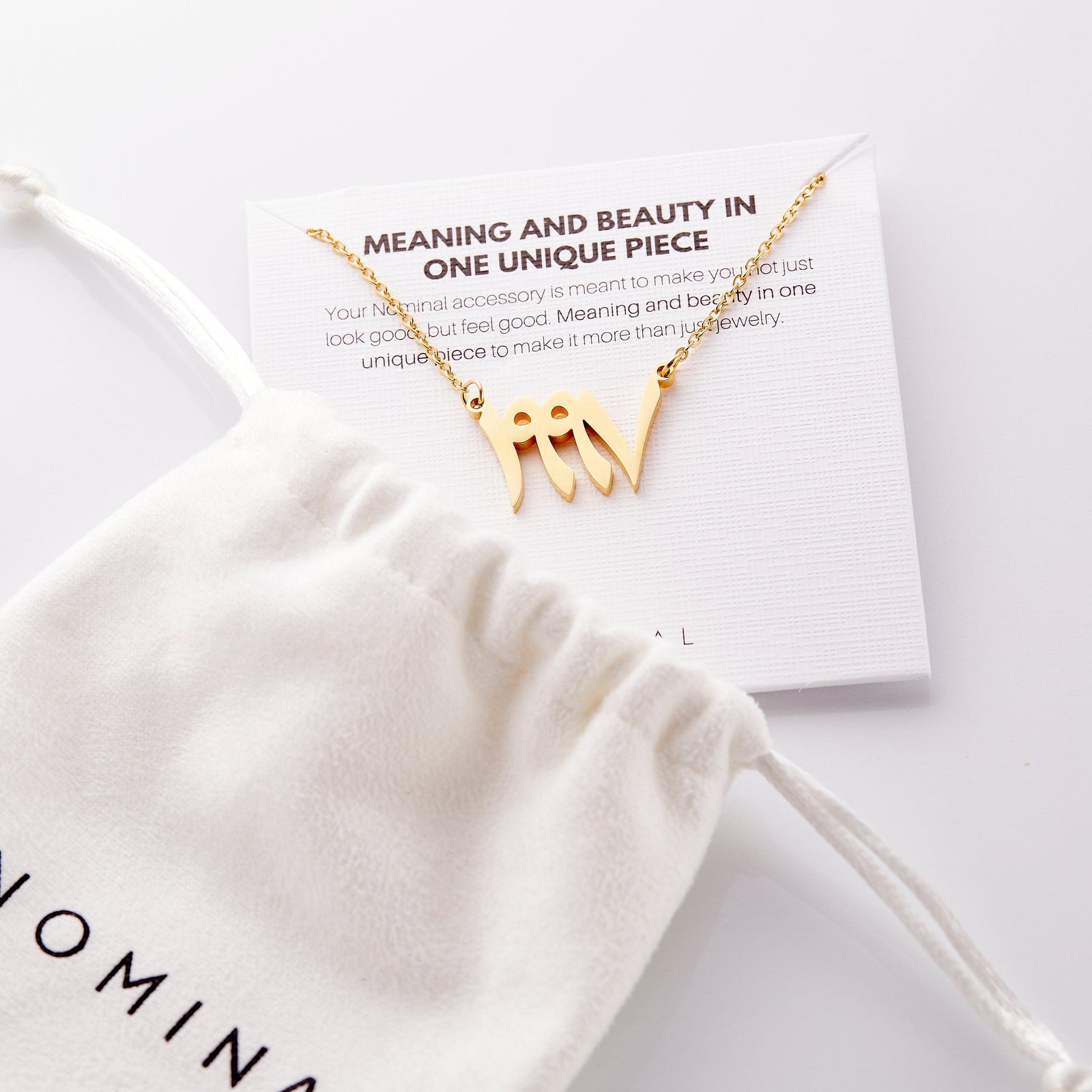 Arabic Birth Year Necklace - Nominal