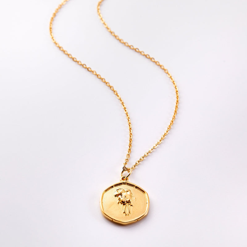 Add a Personal Touch with Our Square Birth Month Flower Necklace – Quote X  Jewellery