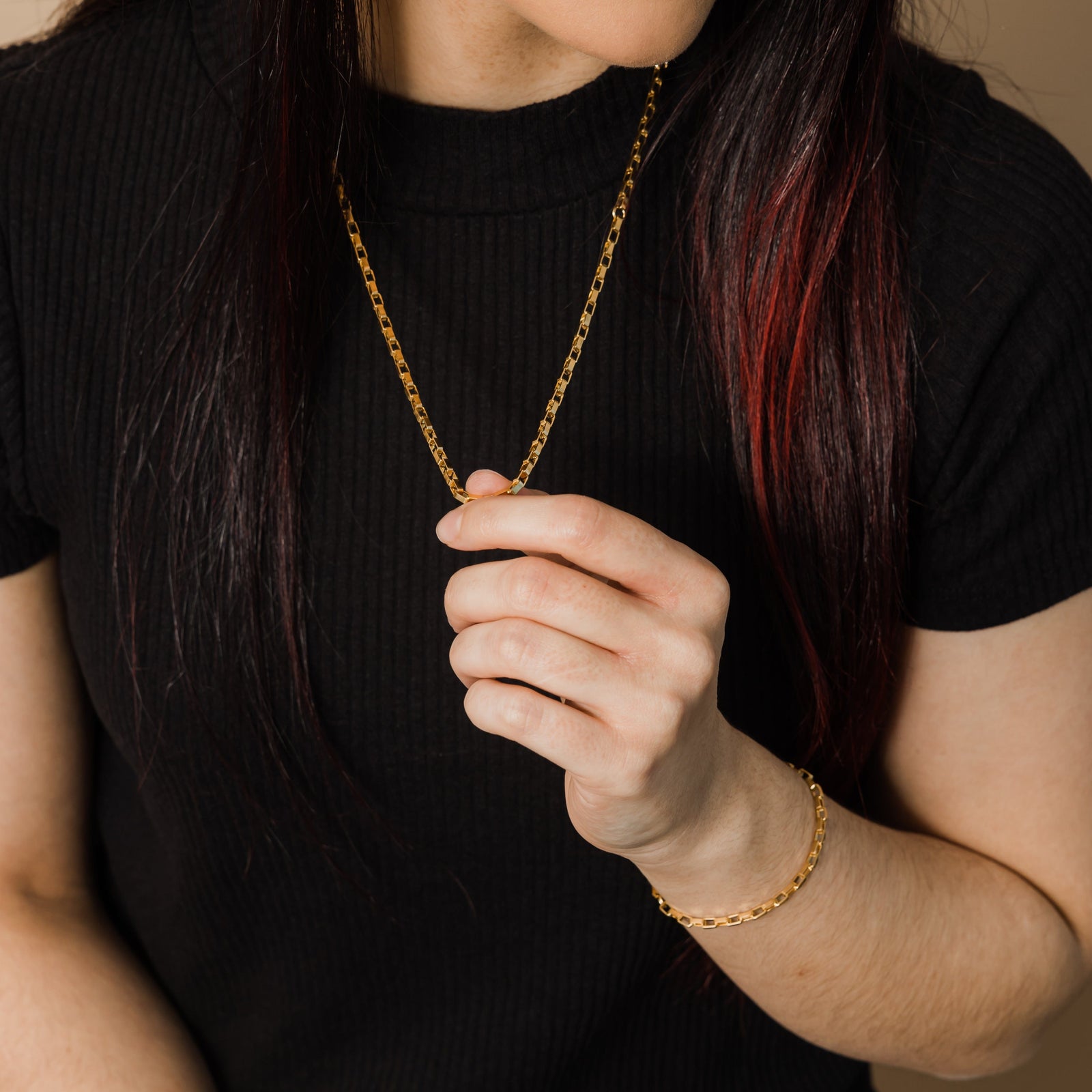 Essential Block Chain Necklace - Nominal