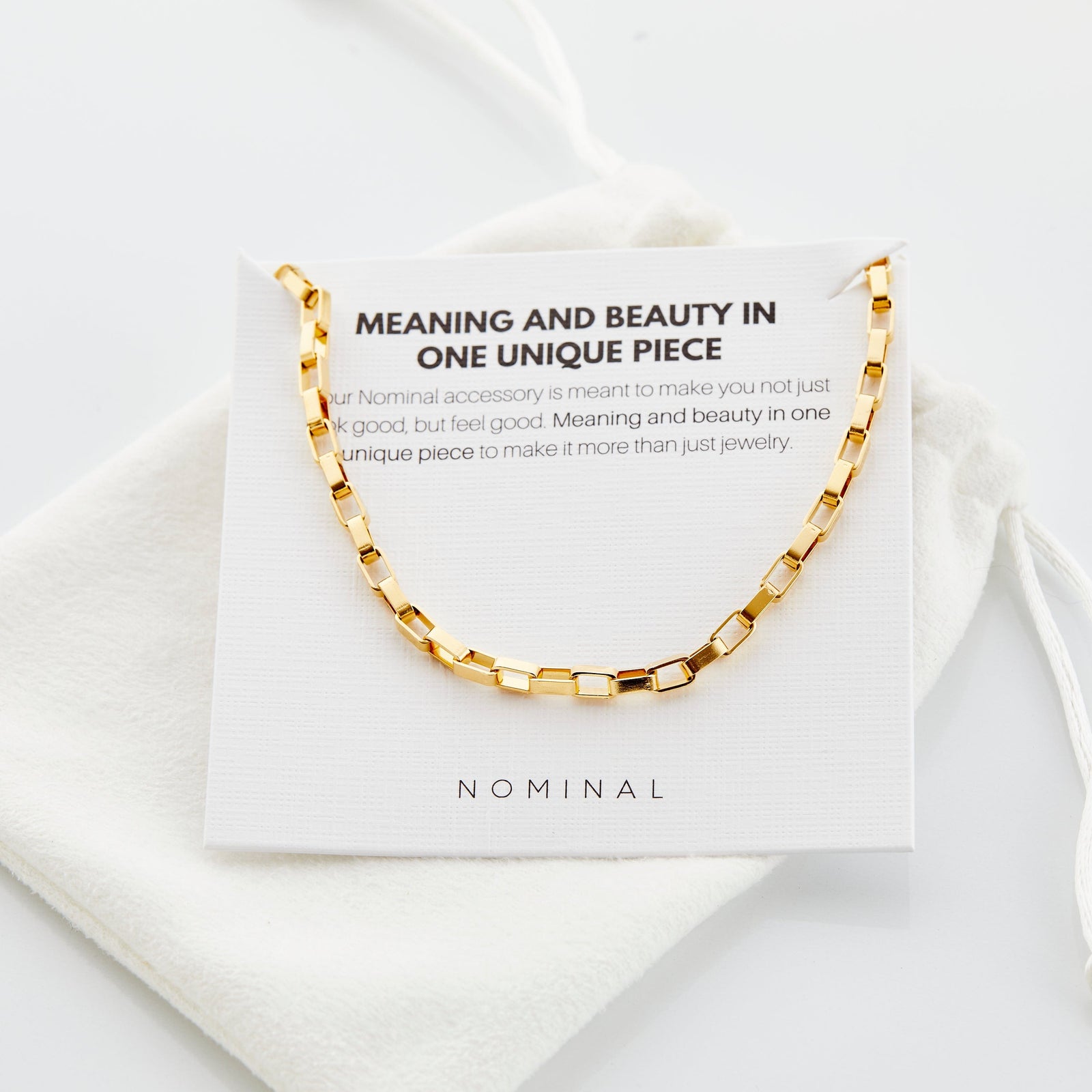 Essential Block Chain Necklace - Nominal
