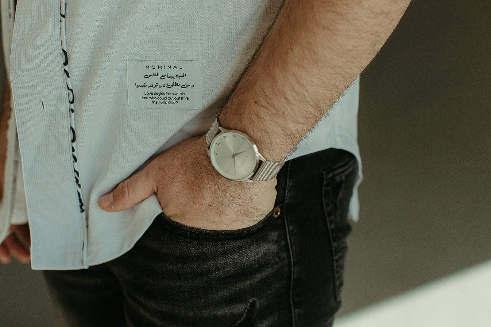 Photo of the Royalty watch as worn by the model on their left wrist.