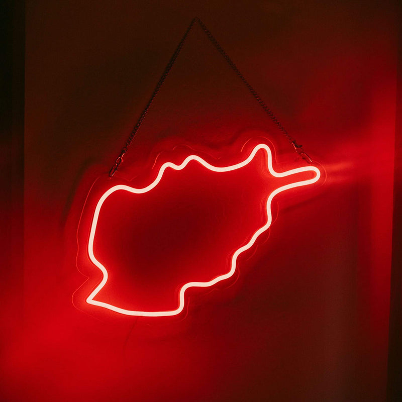Afghanistan Neon Sign - Nominal