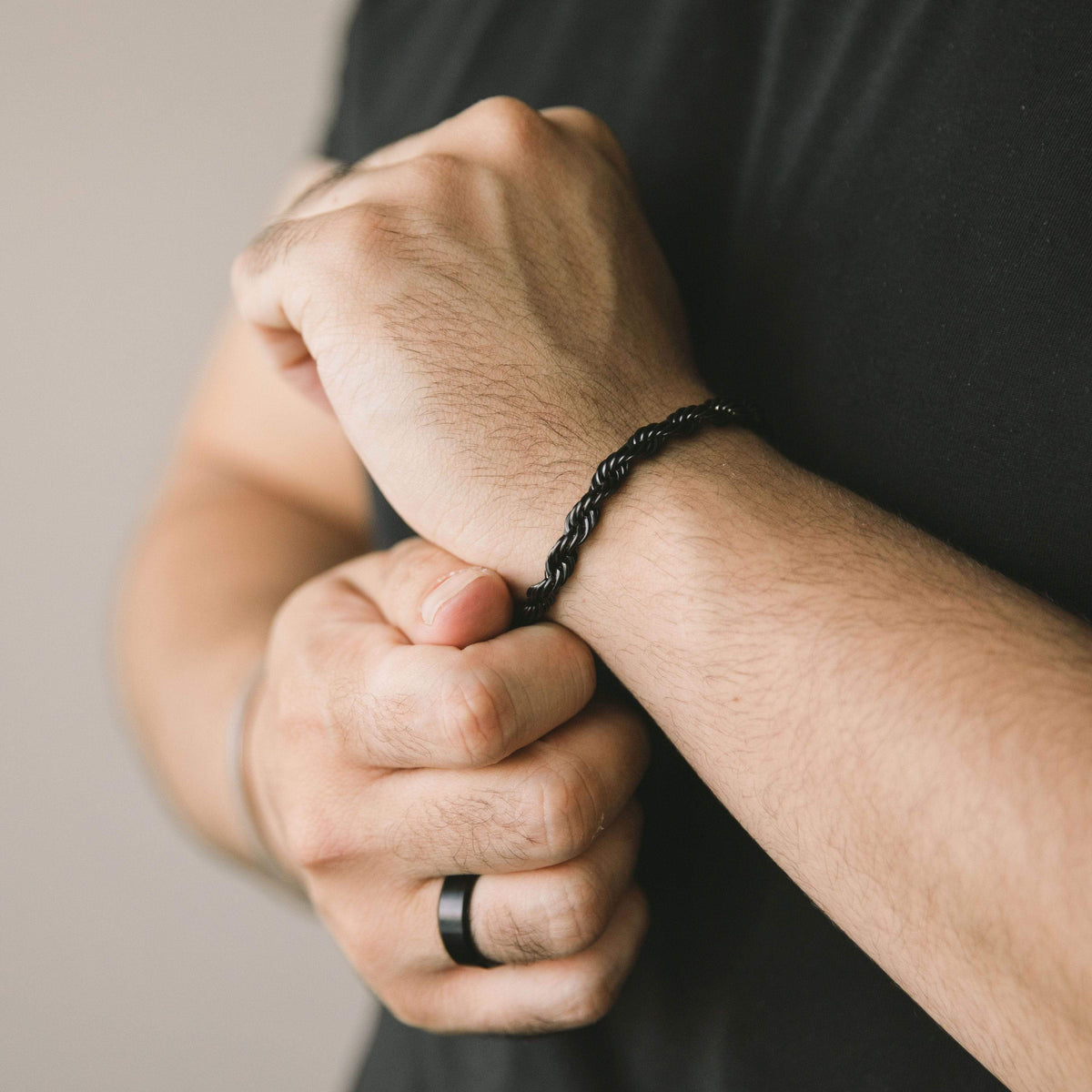 Rope Chain Bracelet Men Nominal - Main Image