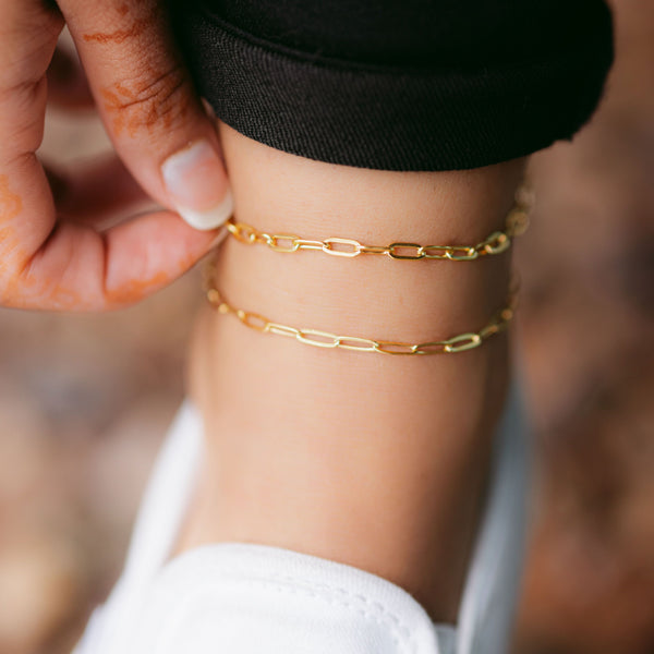 Essential Link Chain Anklet - Nominal
