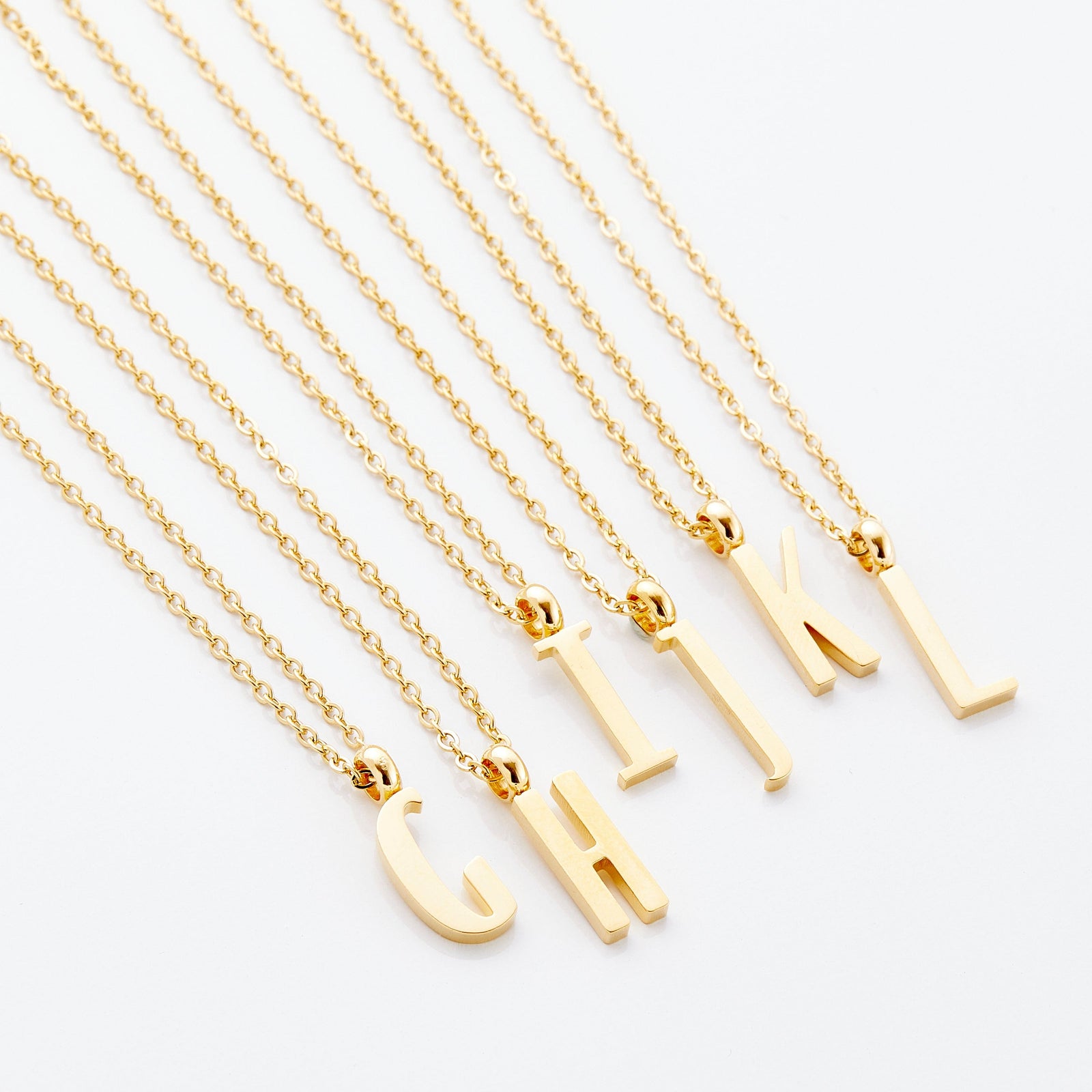 English Letter Necklace - Nominal