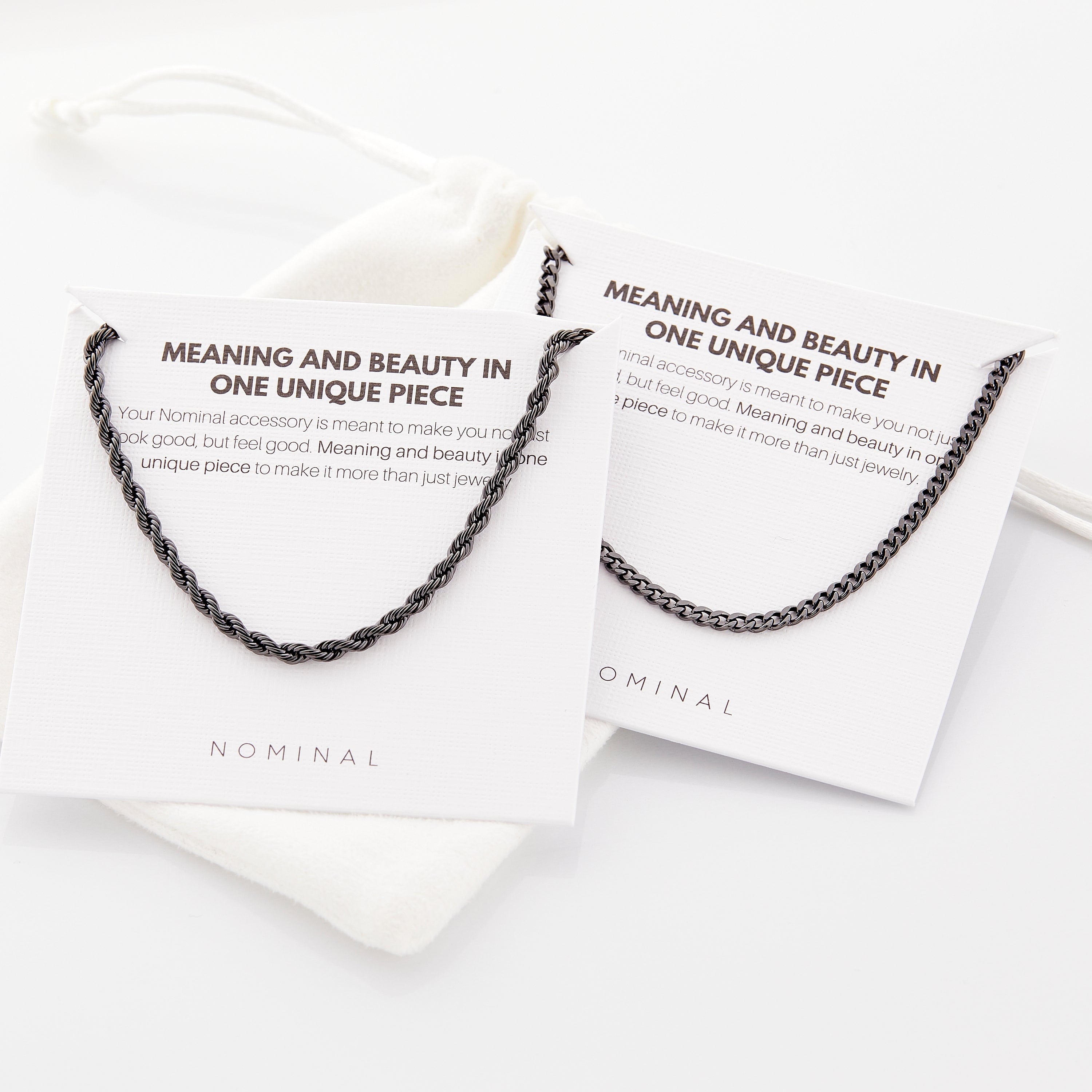 Curb + Rope Chain Stack | Men | Nominal