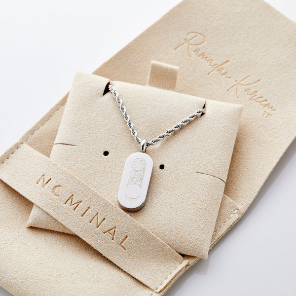 Alhamdulillah Moon Necklace | Men - Nominal