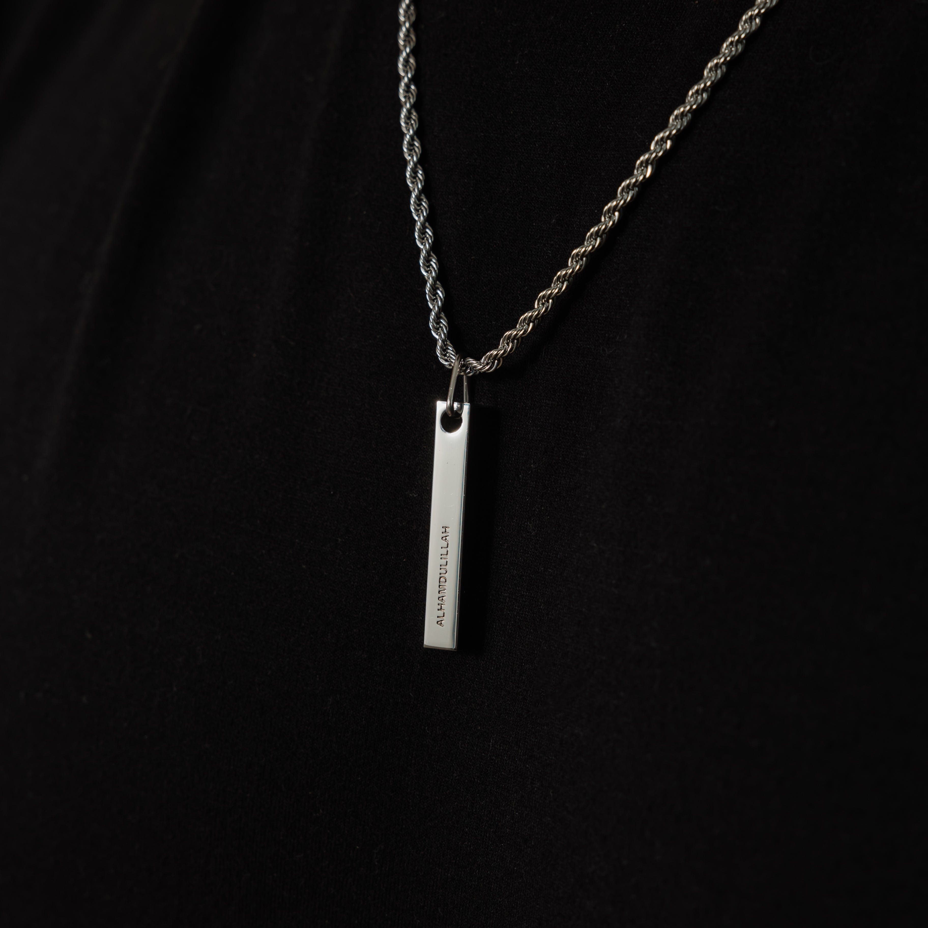 Alhamdulillah Bar Necklace | Men | Nominal