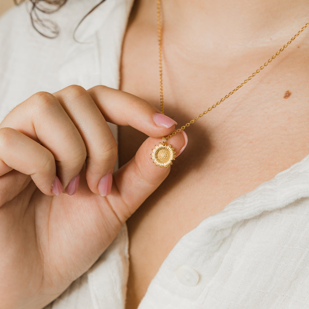 Sunflower Necklace Nominal