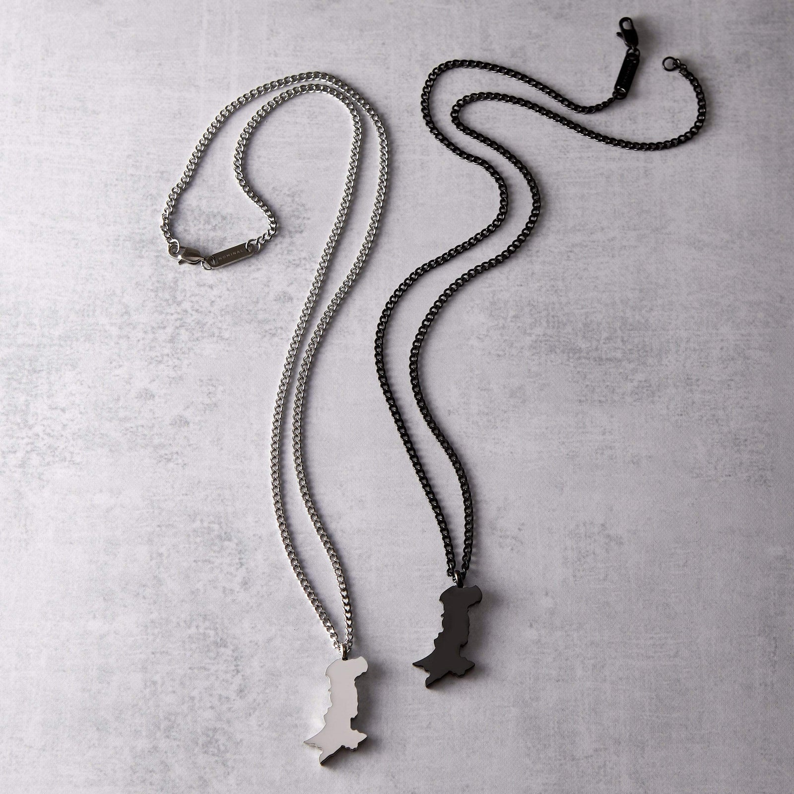 Choose Your Hometown Map Necklace | Men - Nominal
