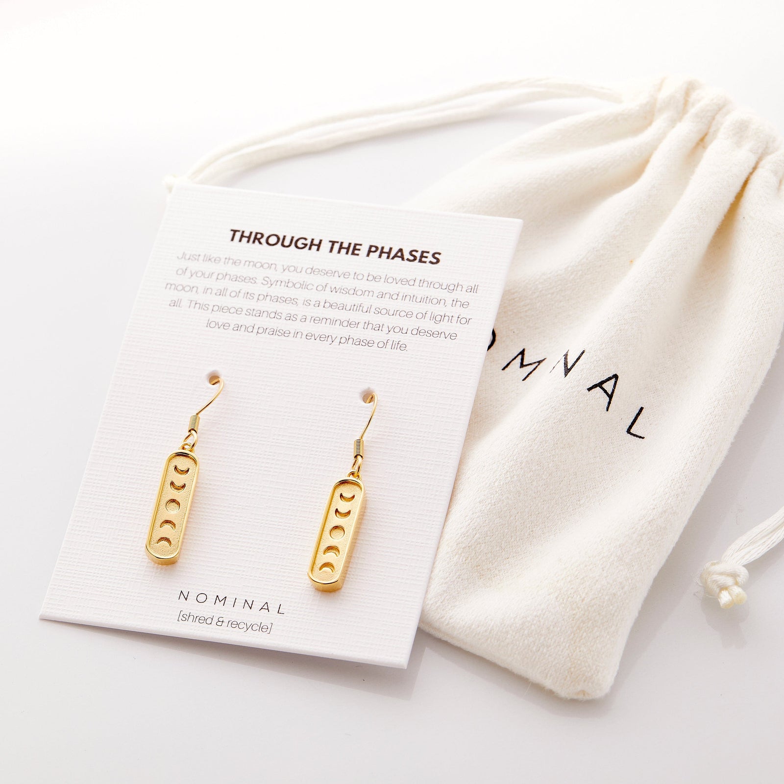 Phases of the Moon Earrings - Nominal