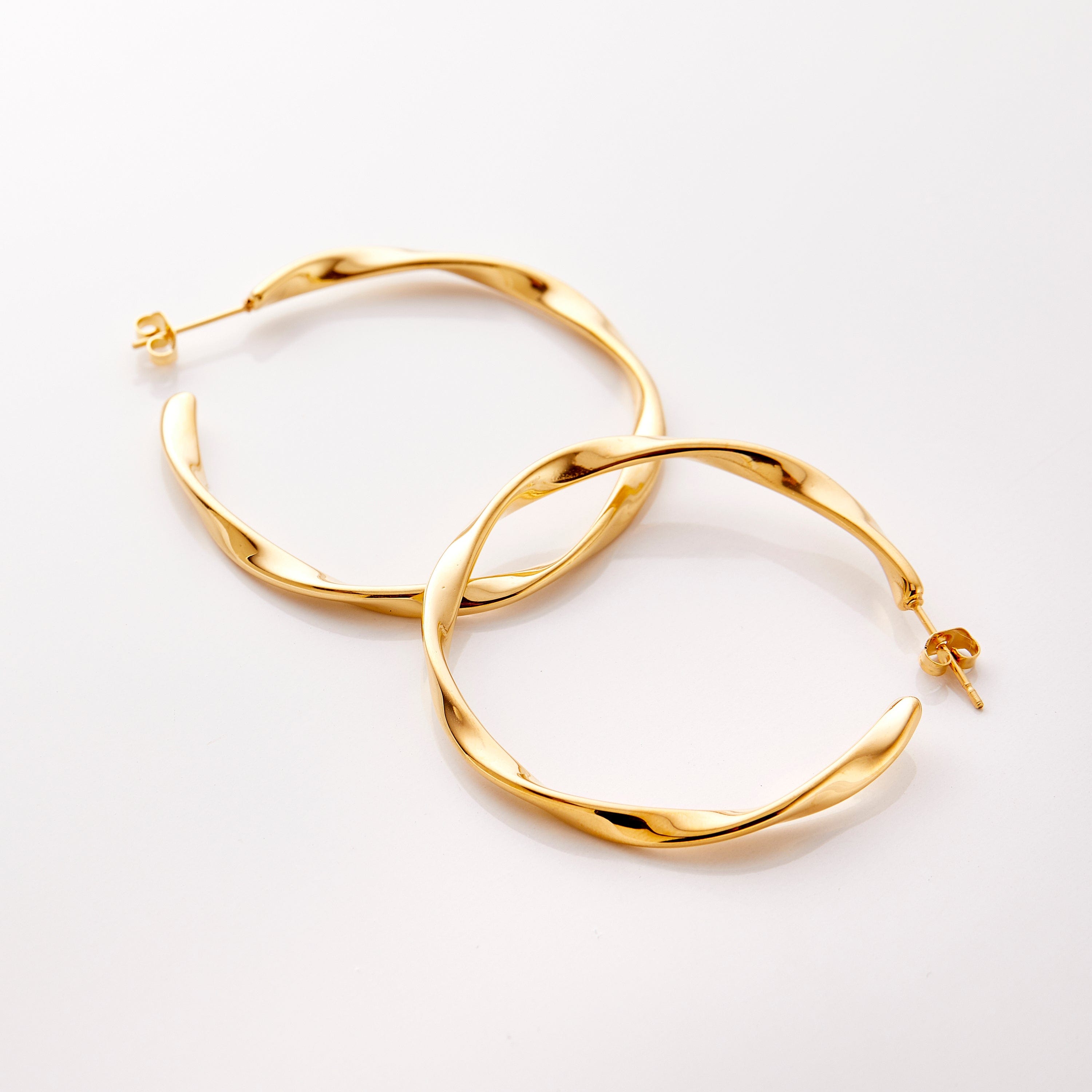 Ripple Hoop Earrings - Nominal