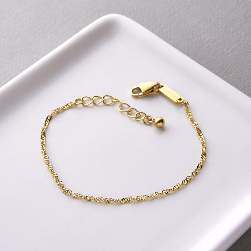 Bony Levy 14K Gold Twisted Chain Bracelet | Nordstrom