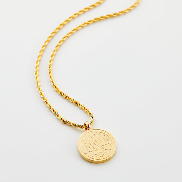 Italian 18kt Gold Over Sterling Ancient Arabic-Inspired Replica Coin  Necklace | Ross-Simons | Coin necklace, 18kt gold, Necklace